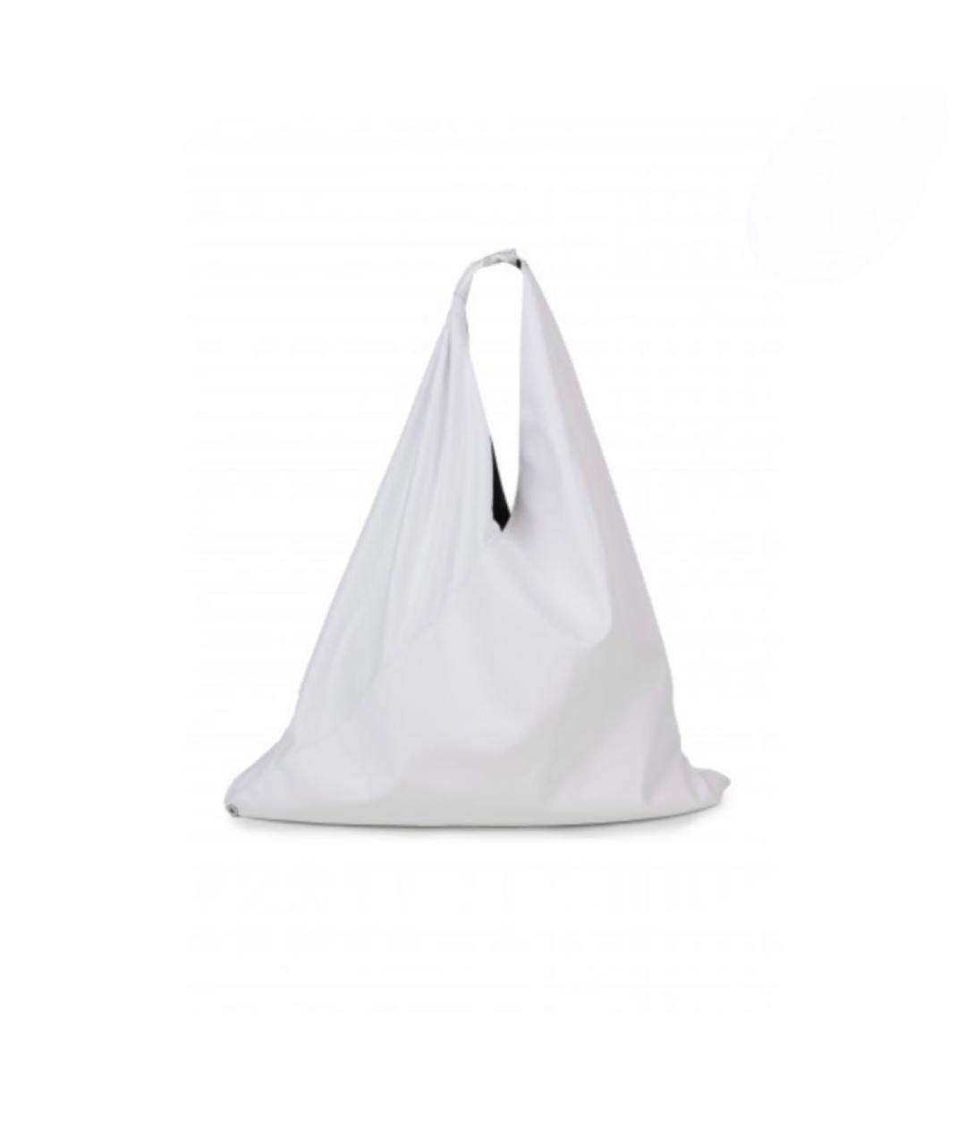 MM6 MAISON MARGIELA Белая кожаная сумка через плечо, фото 1