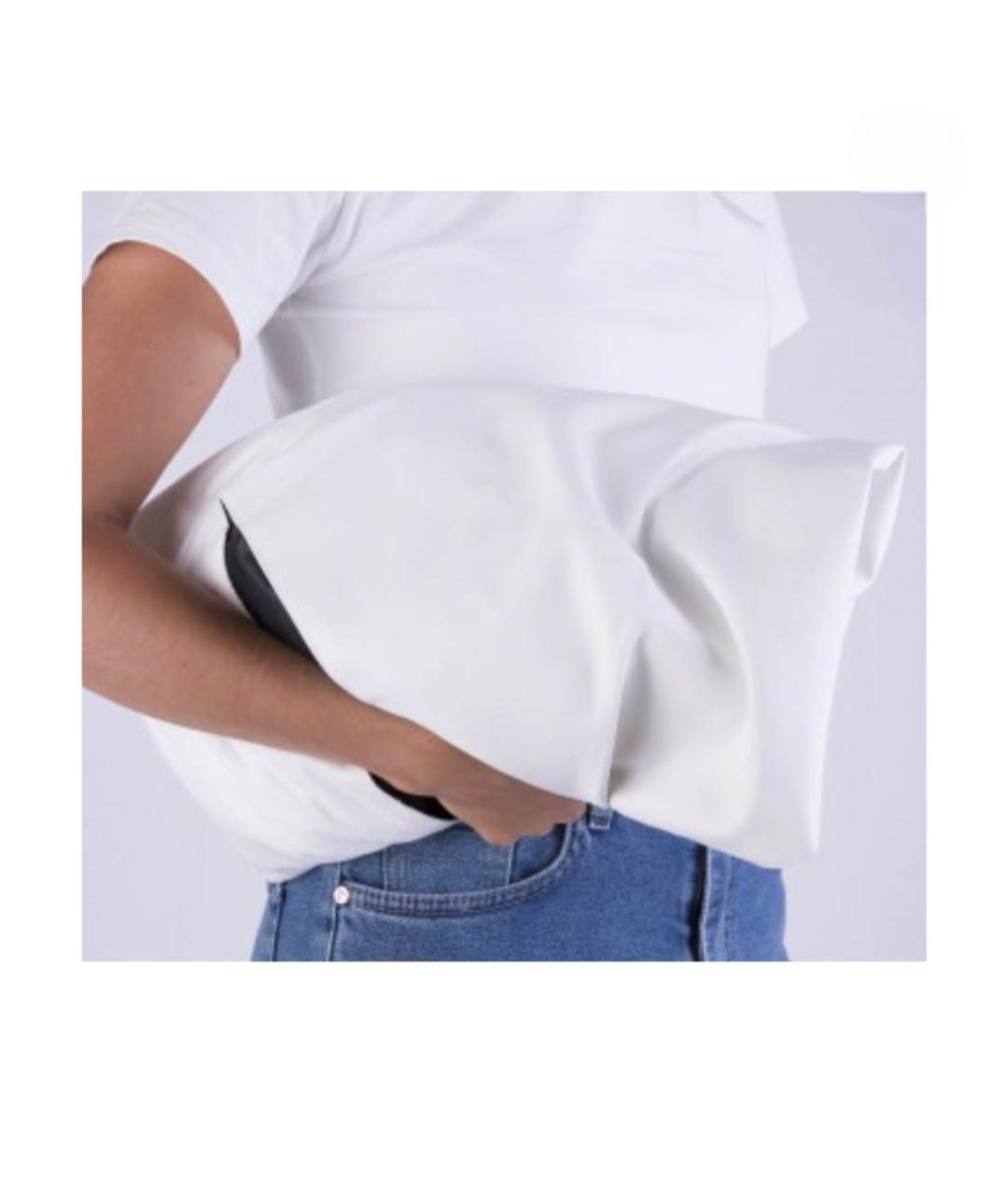 MM6 MAISON MARGIELA Белая кожаная сумка через плечо, фото 4