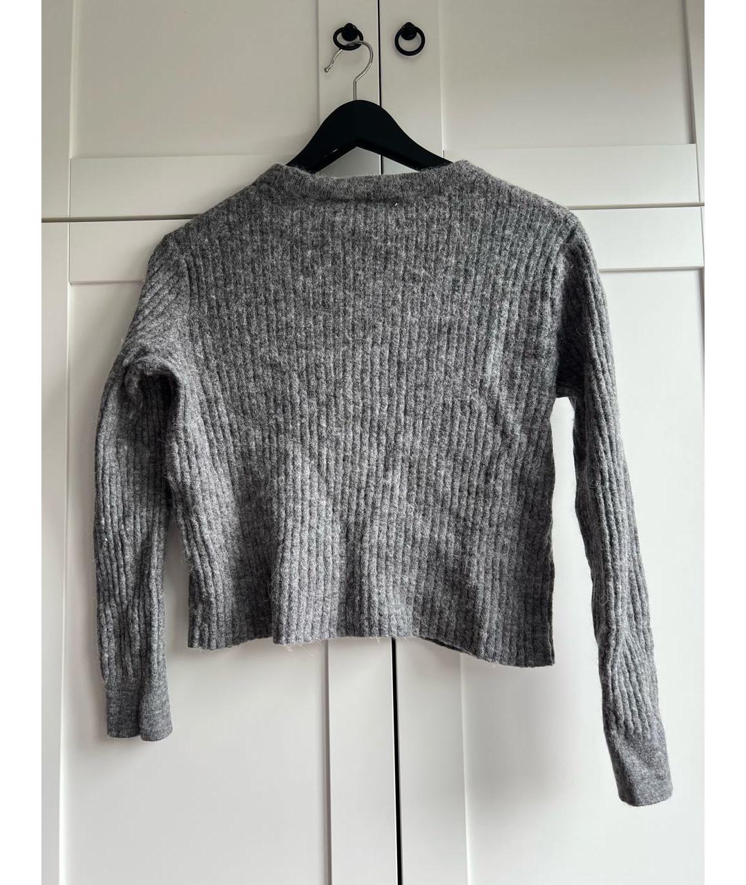 LEVI'S Серый шерстяной джемпер / свитер, фото 2
