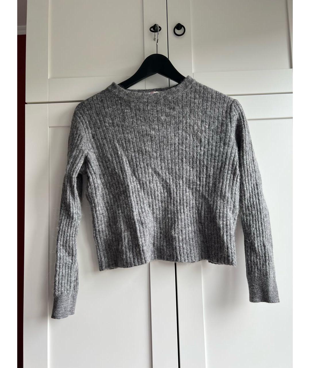 LEVI'S Серый шерстяной джемпер / свитер, фото 4