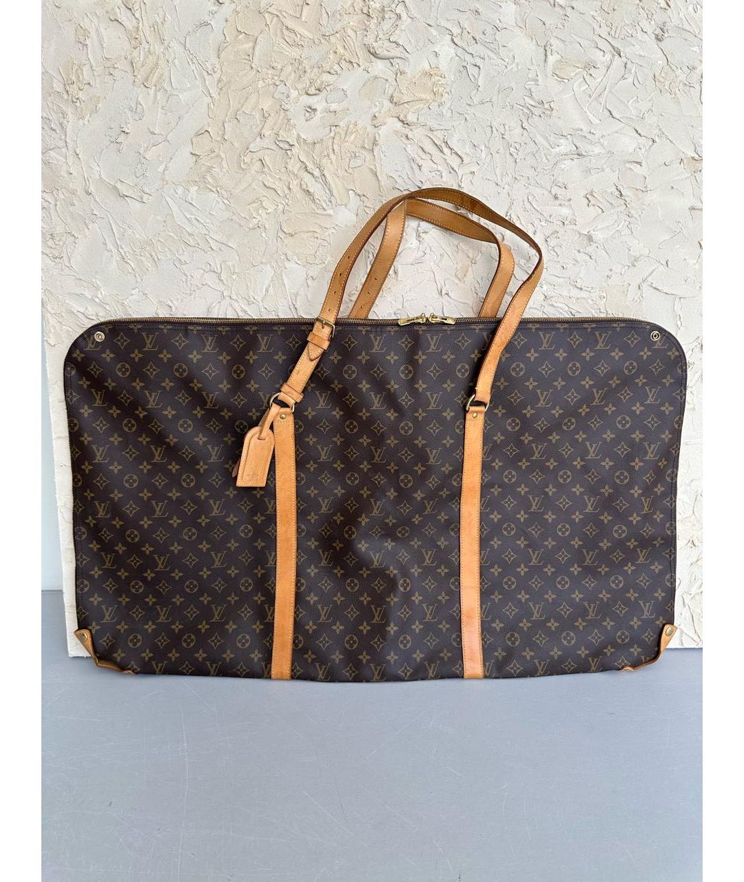 LOUIS VUITTON PRE-OWNED Коричневая дорожная/спортивная сумка, фото 2