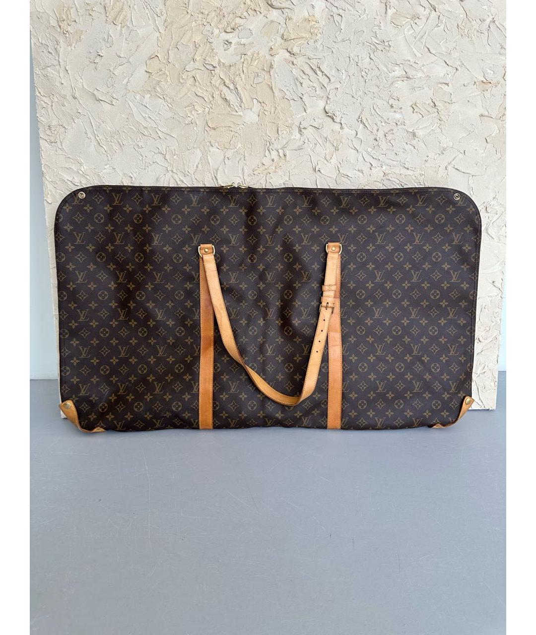 LOUIS VUITTON PRE-OWNED Коричневая дорожная/спортивная сумка, фото 3