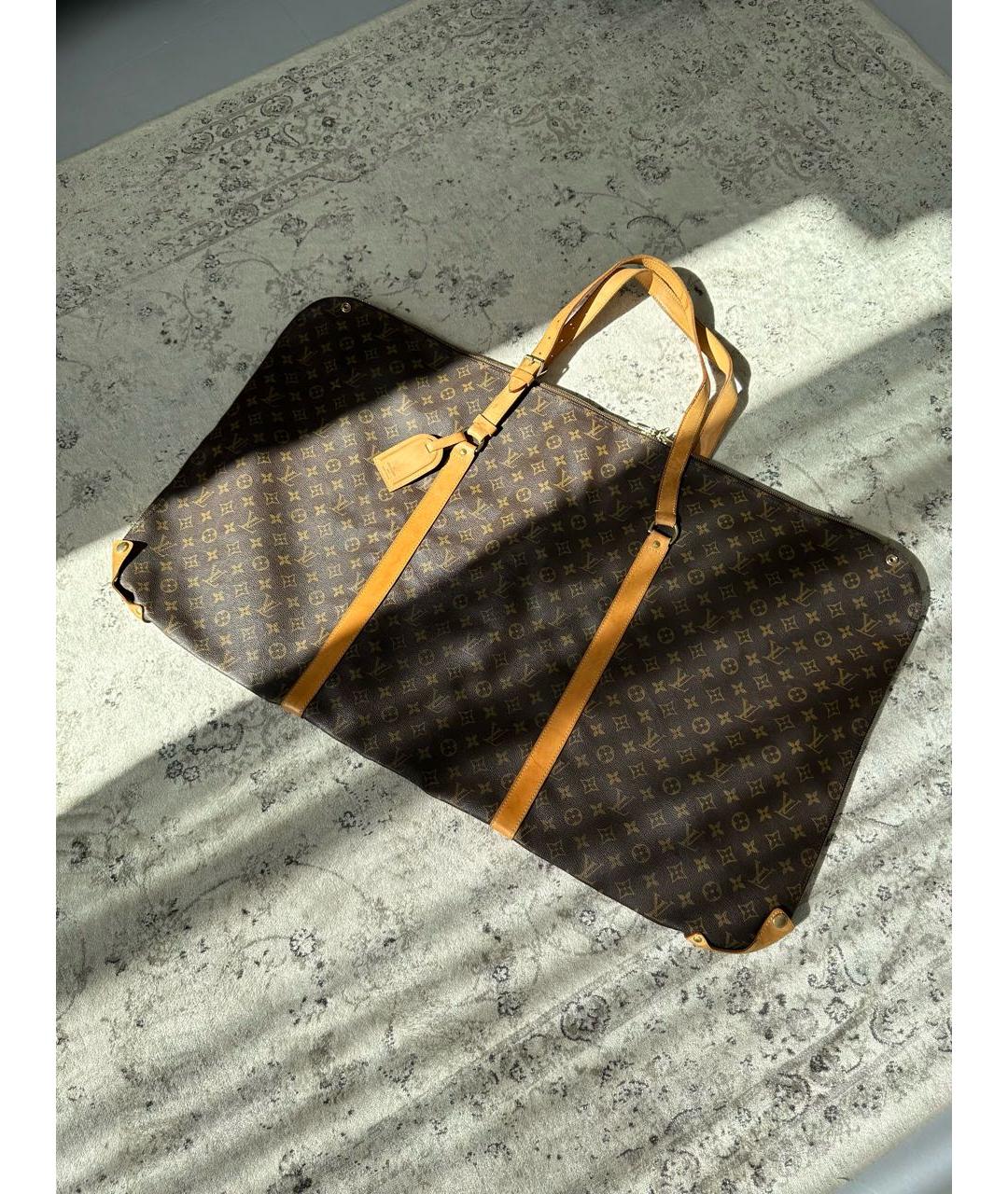 LOUIS VUITTON PRE-OWNED Коричневая дорожная/спортивная сумка, фото 8