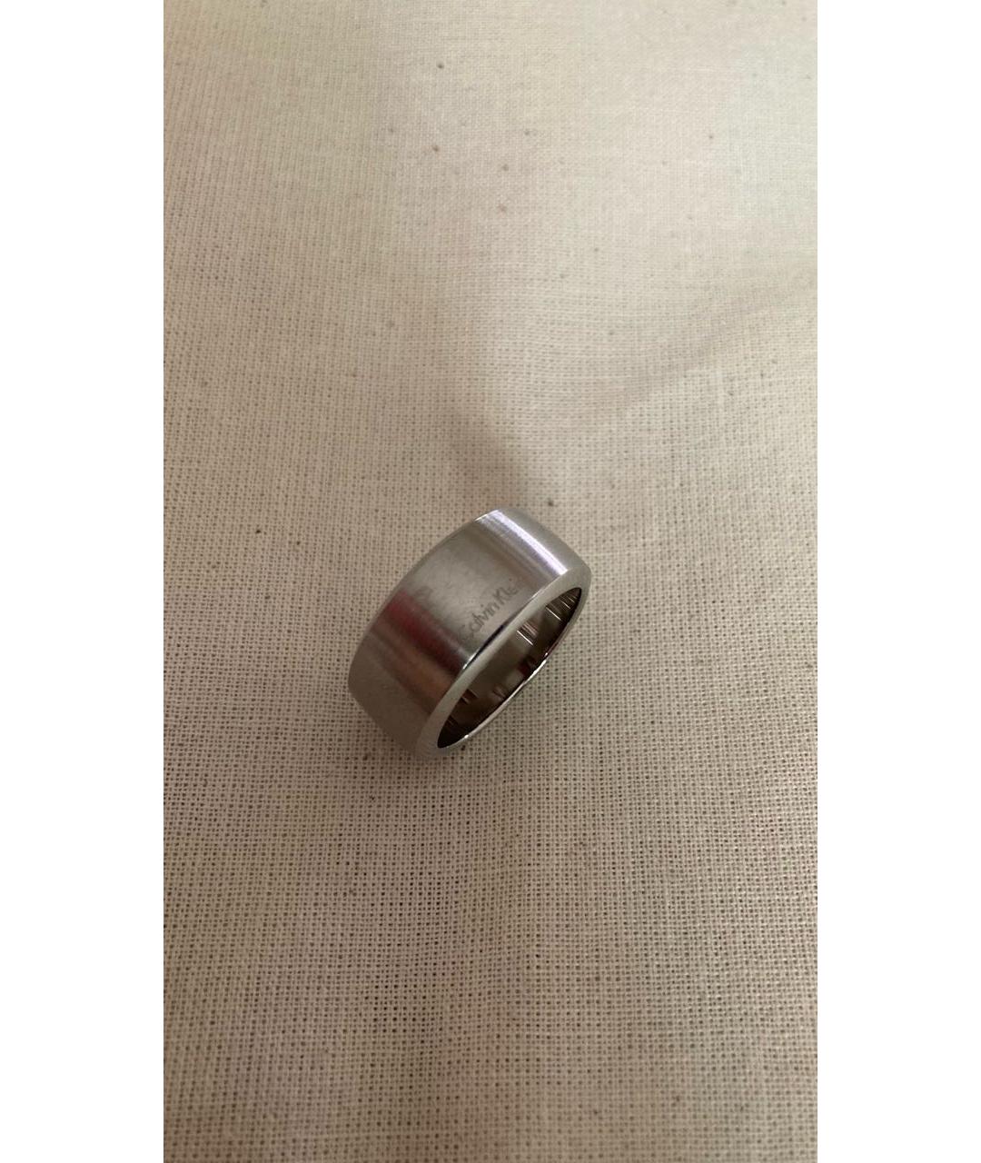 CALVIN KLEIN Серебряное металлическое кольцо, фото 4