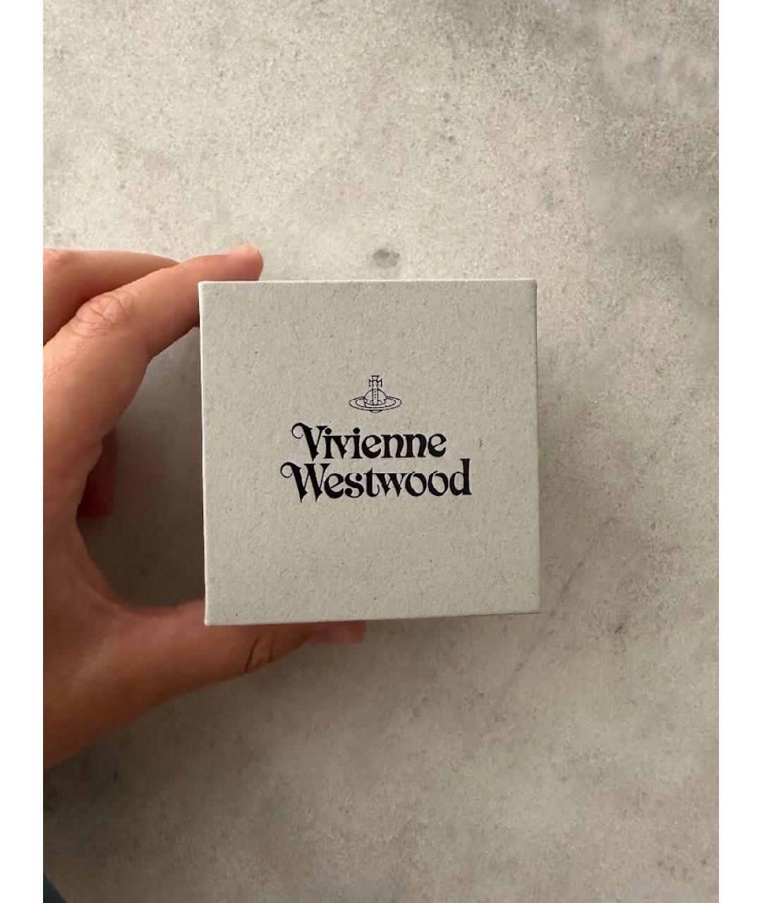 VIVIENNE WESTWOOD Серебряные с серебряным покрытием серьги, фото 3