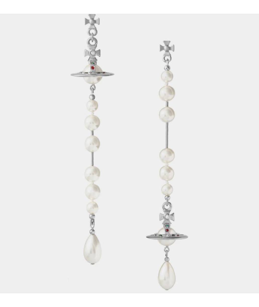 VIVIENNE WESTWOOD Серебряные с серебряным покрытием серьги, фото 4
