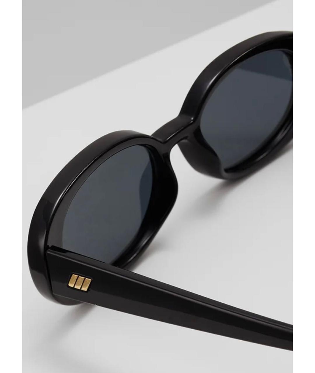 LE SPECS Черные пластиковые солнцезащитные очки, фото 2