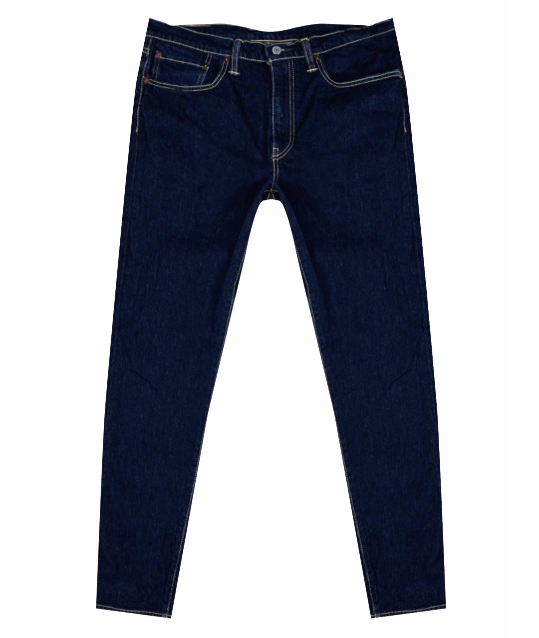 LEVI'S Темно-синие хлопковые джинсы, фото 1