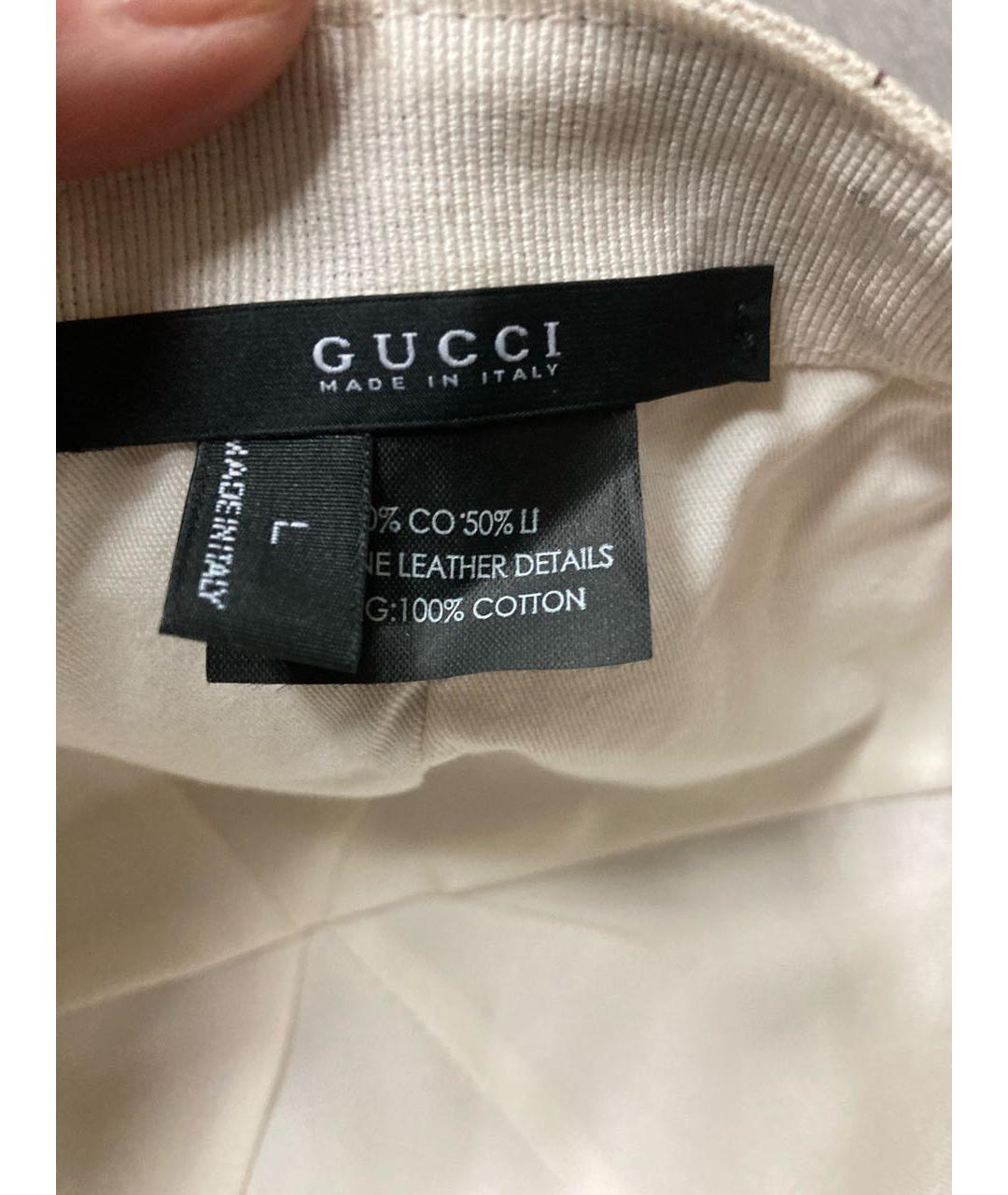 GUCCI Мульти хлопковая кепка, фото 5