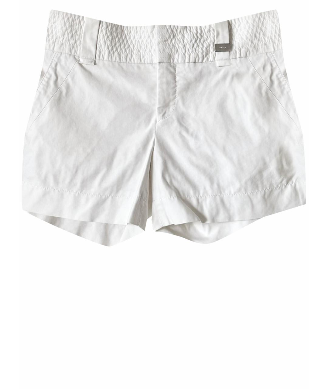 GUCCI Белые хлопко-эластановые шорты, фото 1
