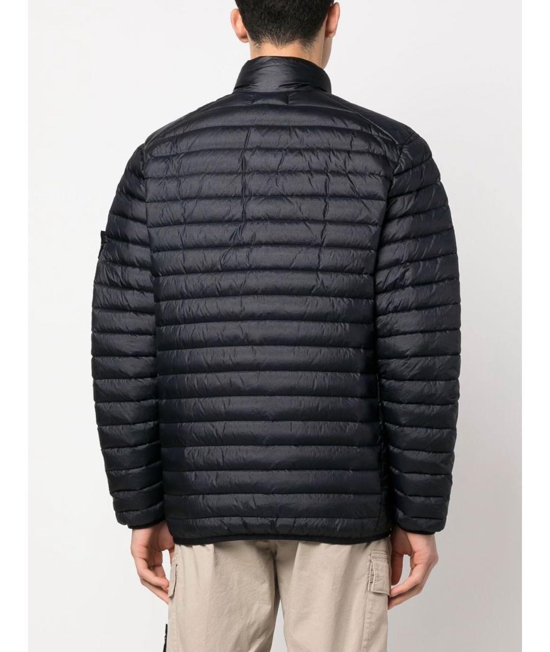 STONE ISLAND Темно-синяя куртка, фото 3