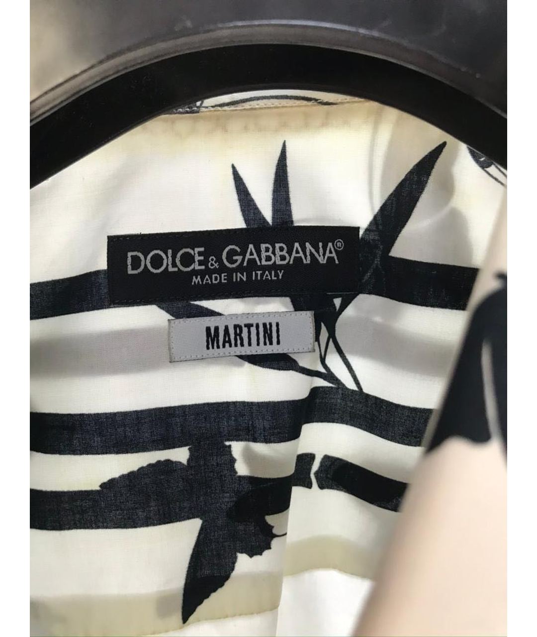 DOLCE&GABBANA Белая хлопковая кэжуал рубашка, фото 5