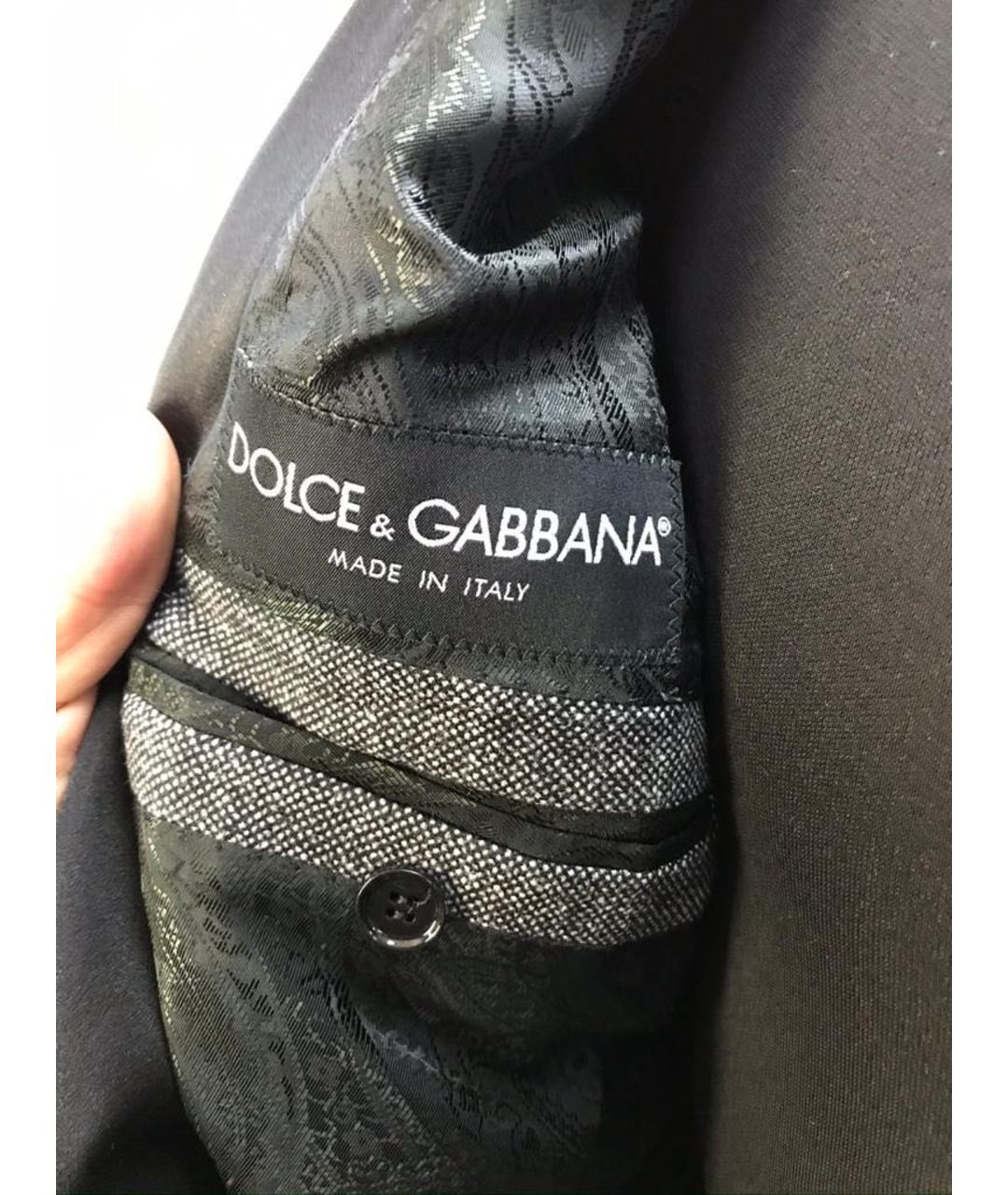 DOLCE&GABBANA Серый пиджак, фото 3