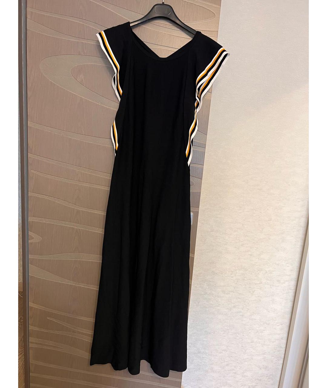 MRZ Черное вискозное повседневное платье, фото 6