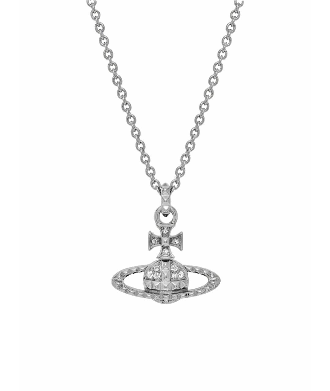 VIVIENNE WESTWOOD Серебряное с серебряным покрытием колье, фото 1