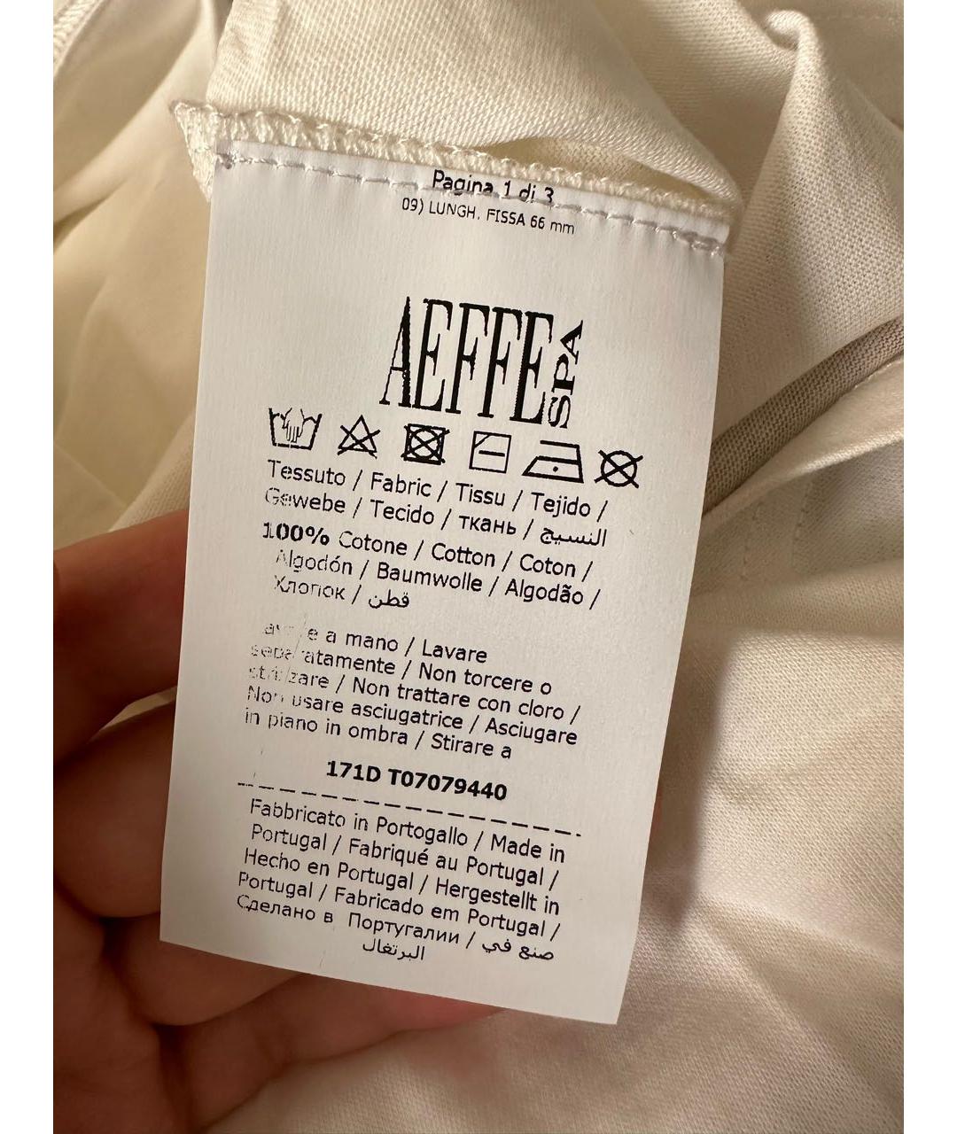 MOSCHINO Белая хлопковая футболка, фото 3