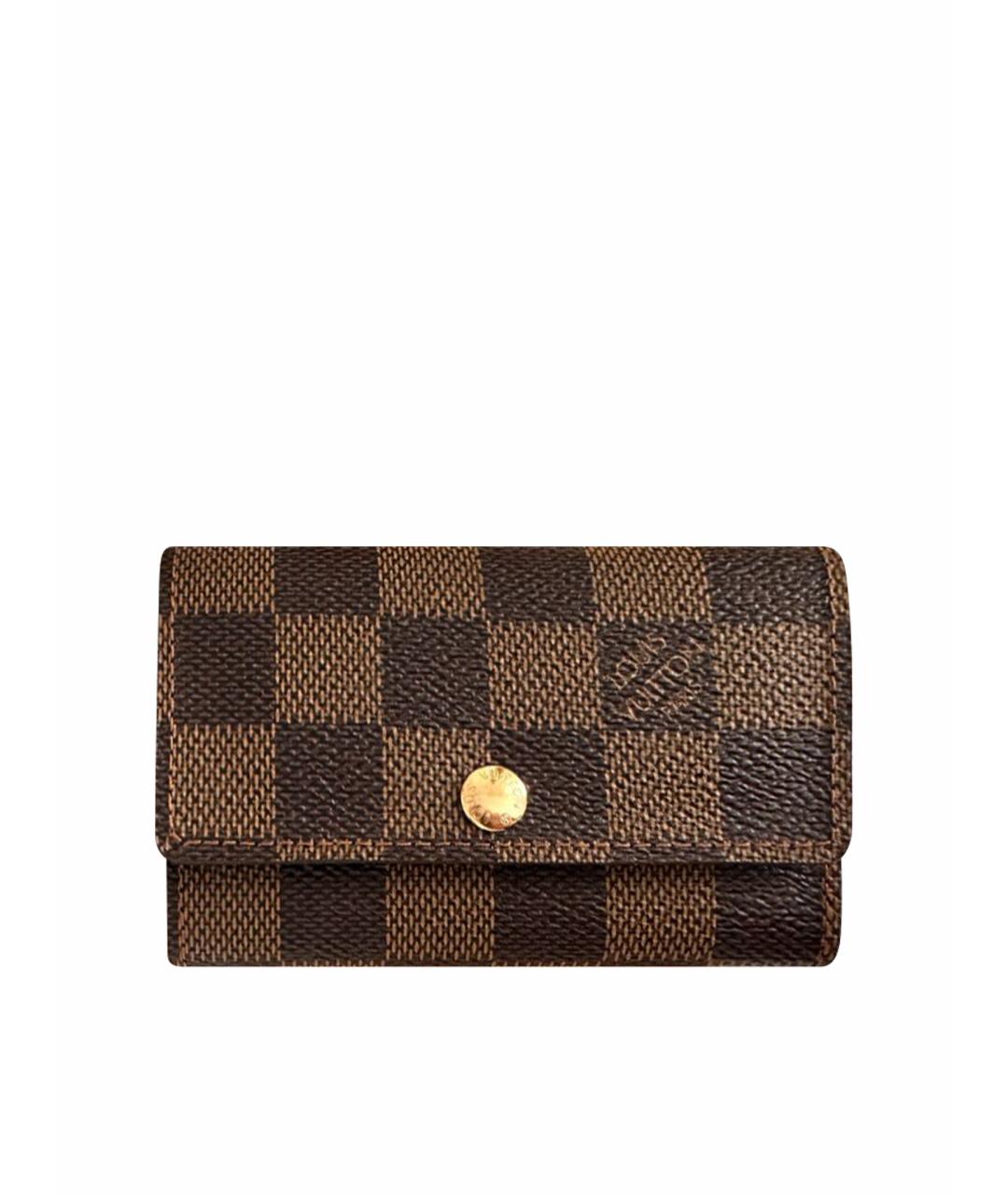 LOUIS VUITTON Коричневая ключница, фото 1