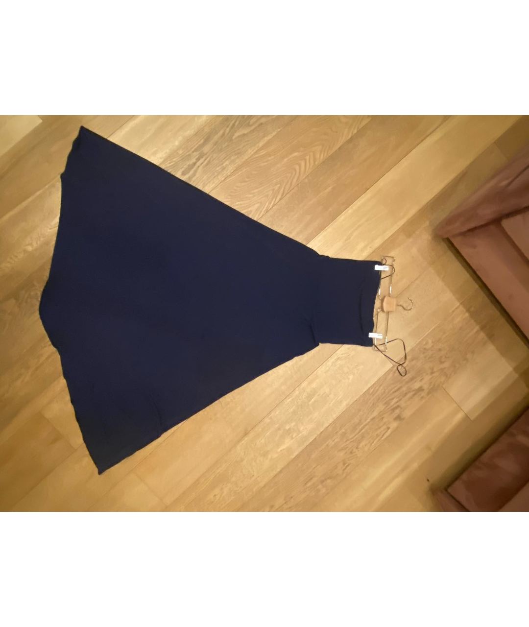 POLO RALPH LAUREN Темно-синее вискозное платье, фото 4