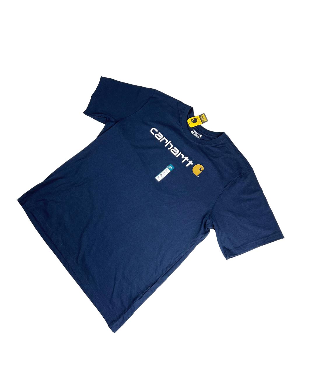CARHARTT Темно-синяя хлопковая футболка, фото 2