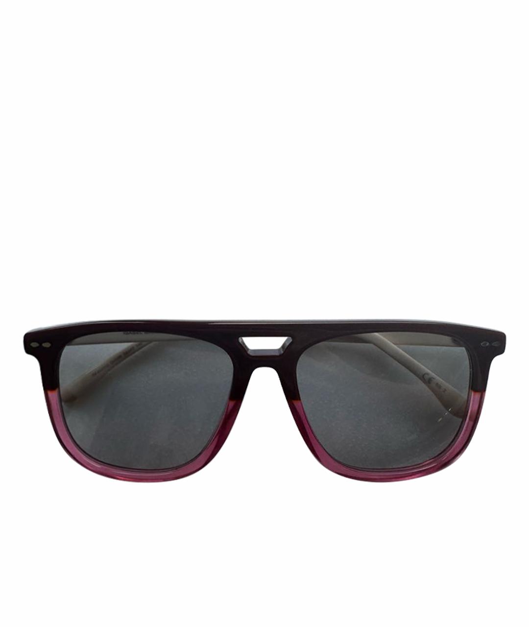 ISABEL MARANT Бордовые пластиковые солнцезащитные очки, фото 1