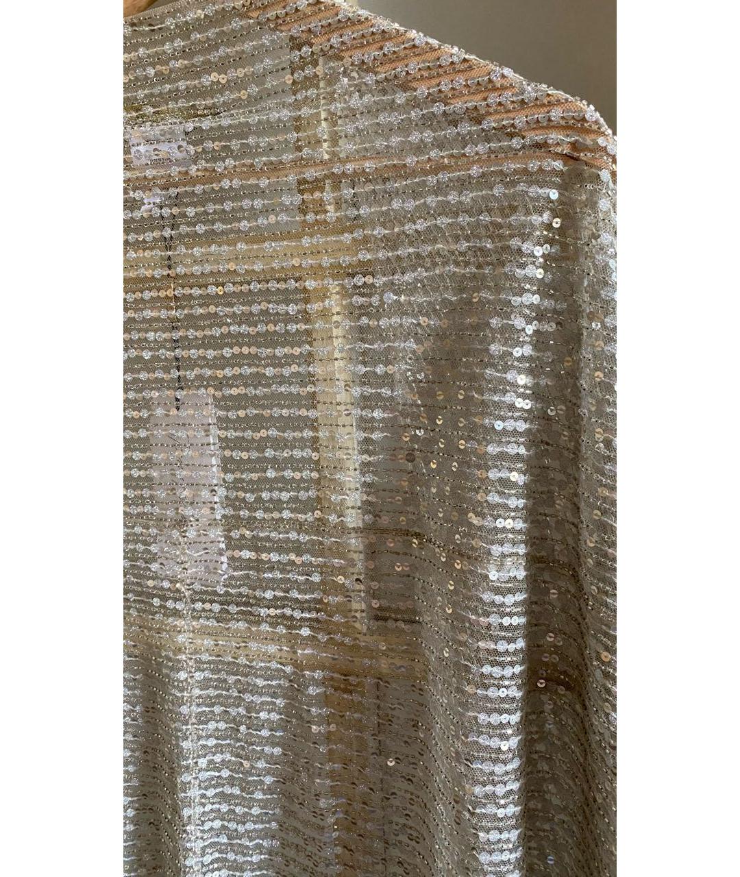 JENNY PACKHAM Серебрянный полиэстеровый жакет/пиджак, фото 4