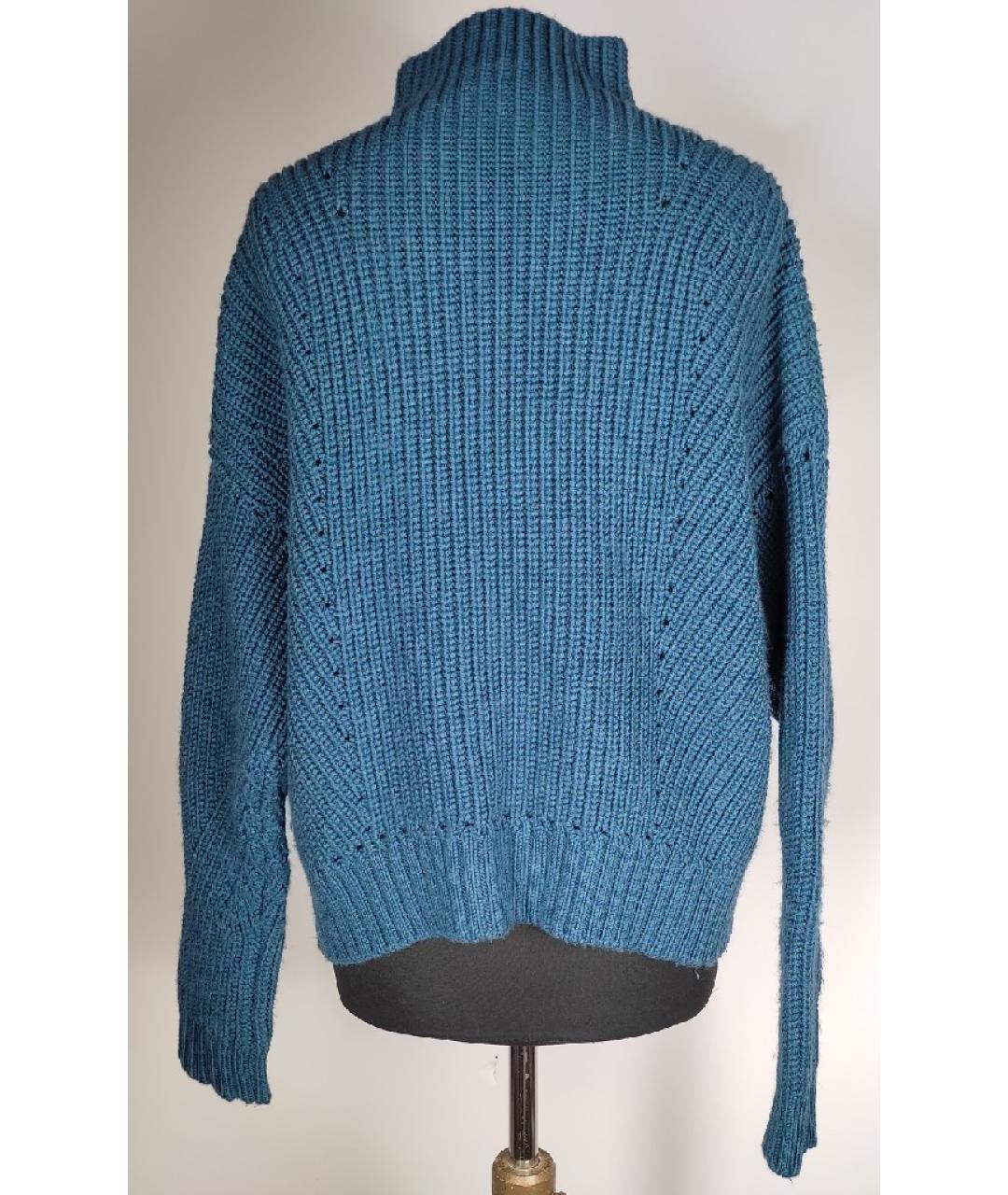 JASON WU Синий шерстяной джемпер / свитер, фото 3