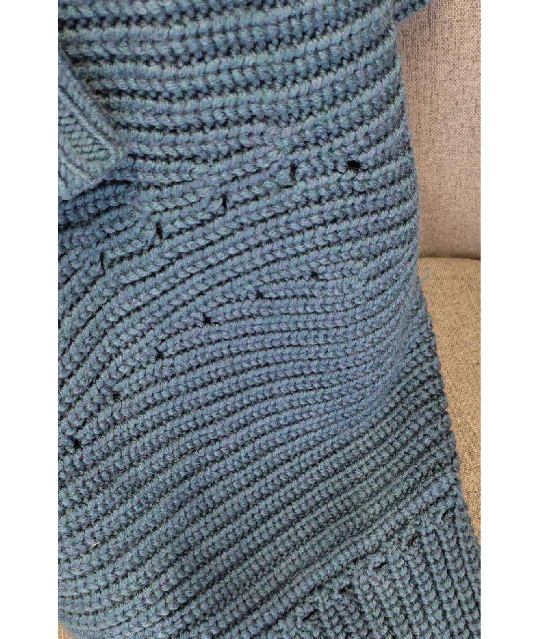 JASON WU Синий шерстяной джемпер / свитер, фото 6