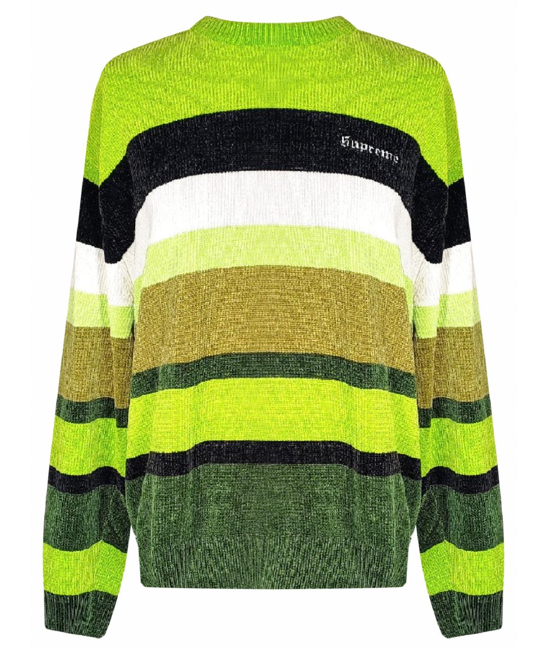 SUPREME Зеленый полиэстеровый джемпер / свитер, фото 1