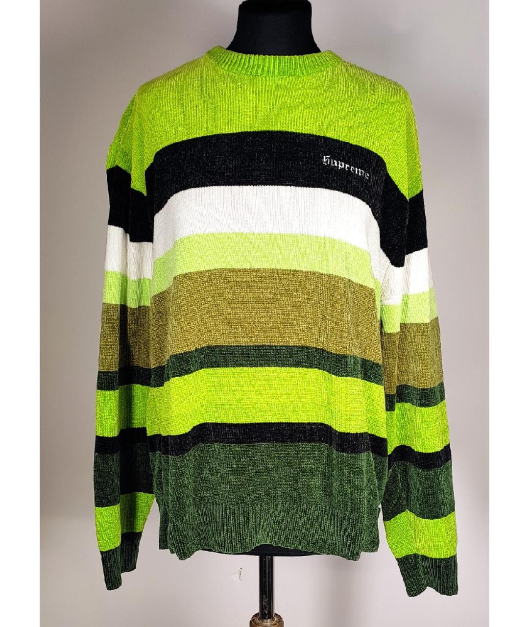SUPREME Зеленый полиэстеровый джемпер / свитер, фото 8