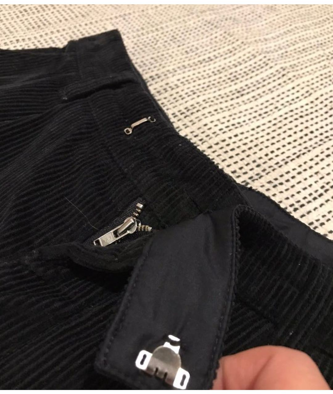 Perks and Mini Черные хлопковые прямые брюки, фото 7