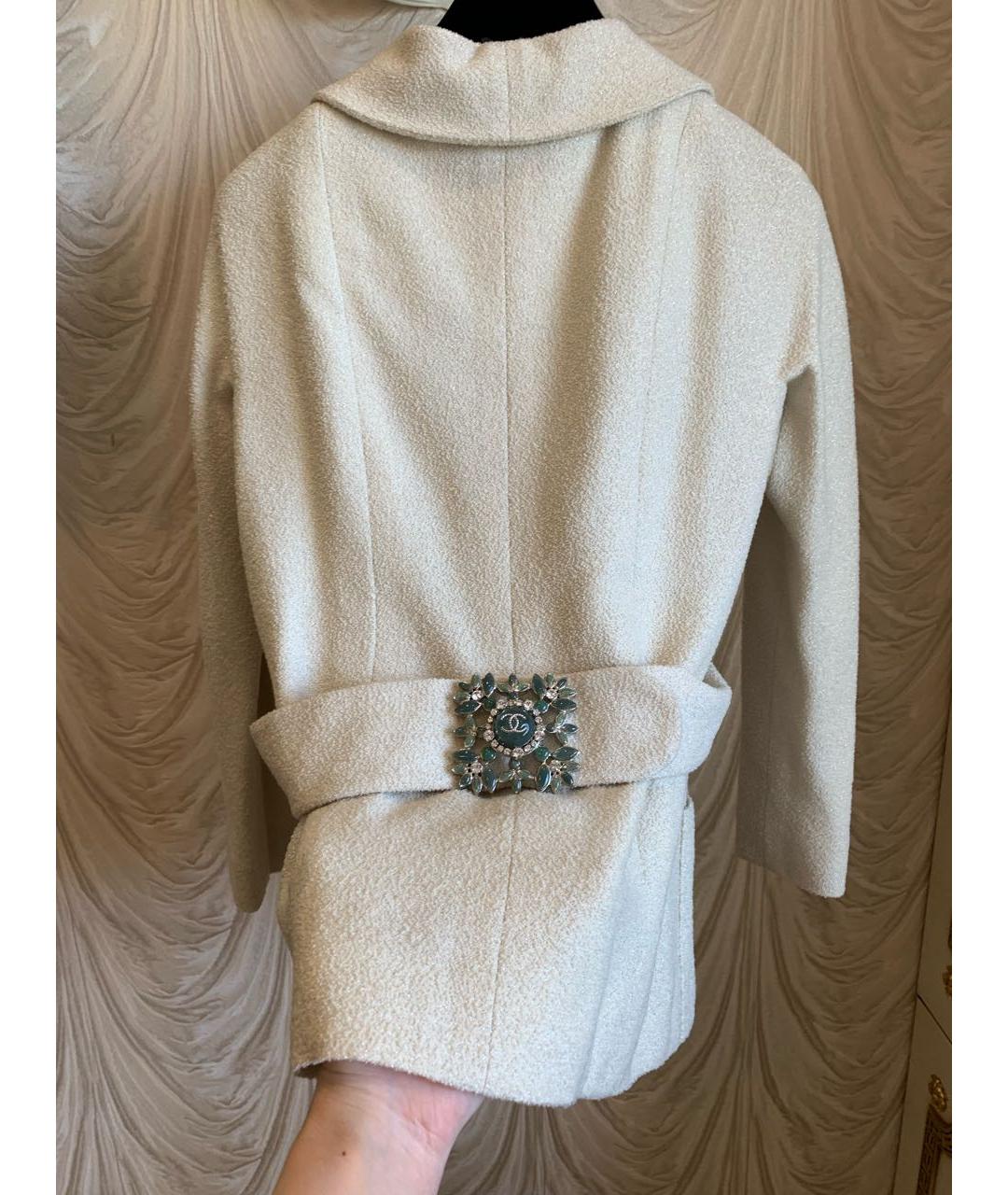 CHANEL Бежевый жакет/пиджак, фото 4