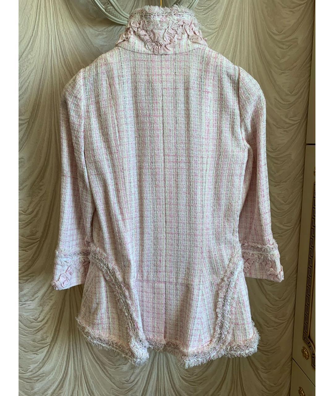 CHANEL Розовый жакет/пиджак, фото 5