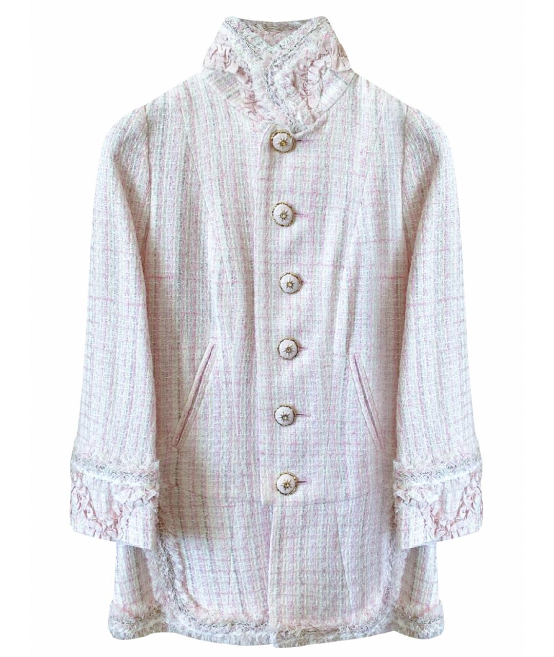 CHANEL Розовый жакет/пиджак, фото 8