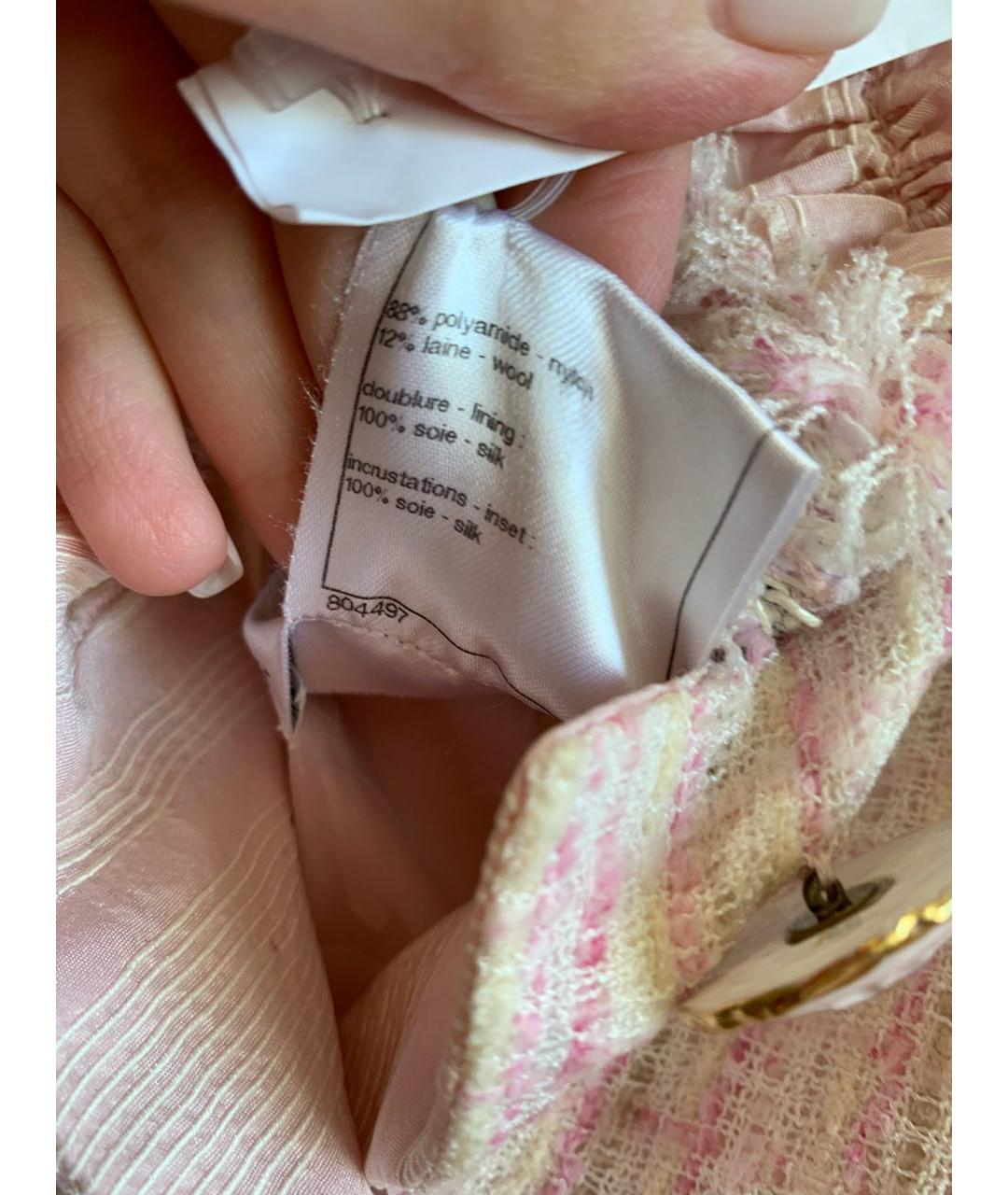 CHANEL Розовый жакет/пиджак, фото 4