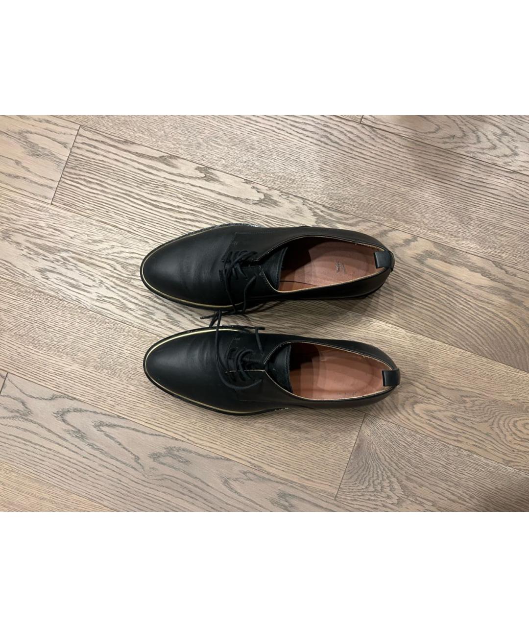 MAX&CO Черные кожаные ботинки, фото 3
