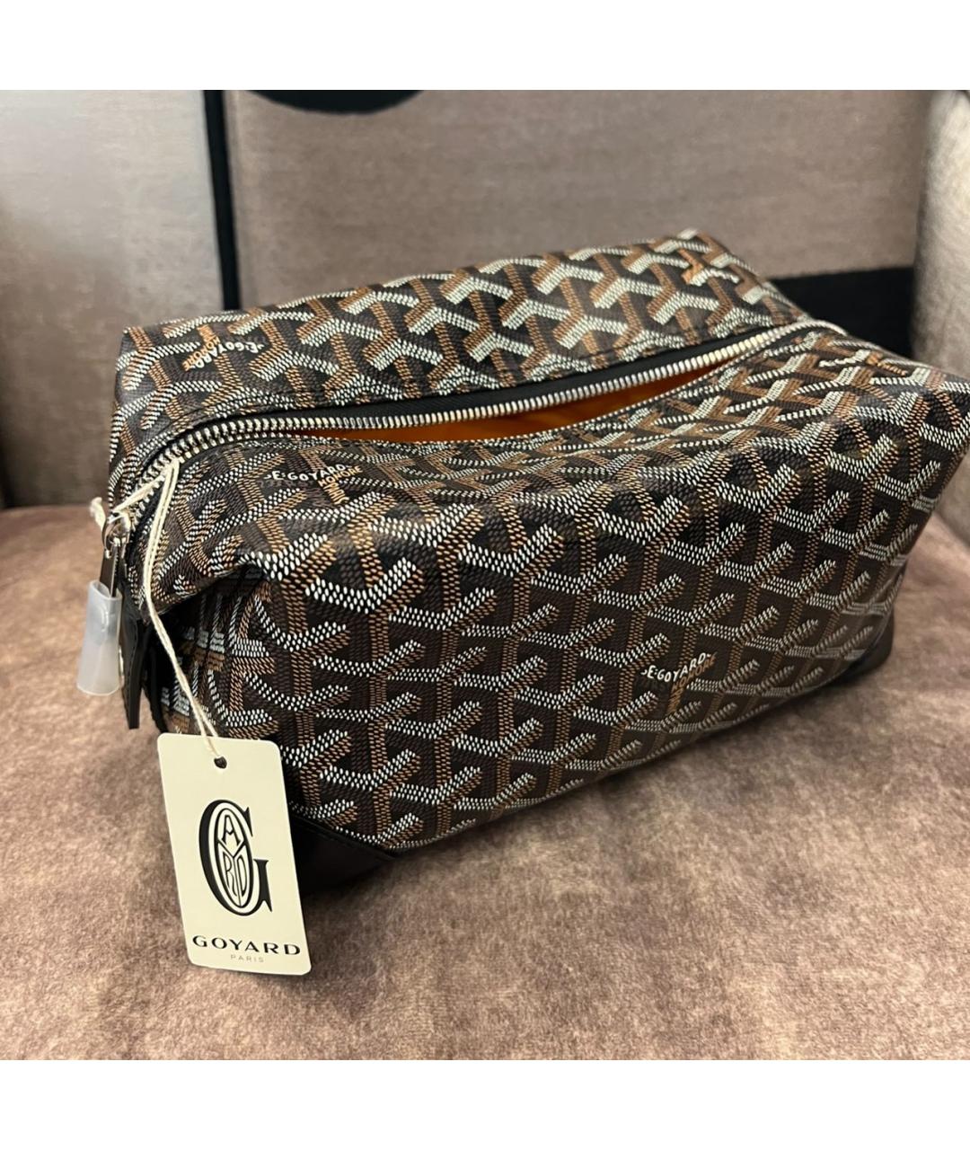 GOYARD Кожаная косметичка, фото 4