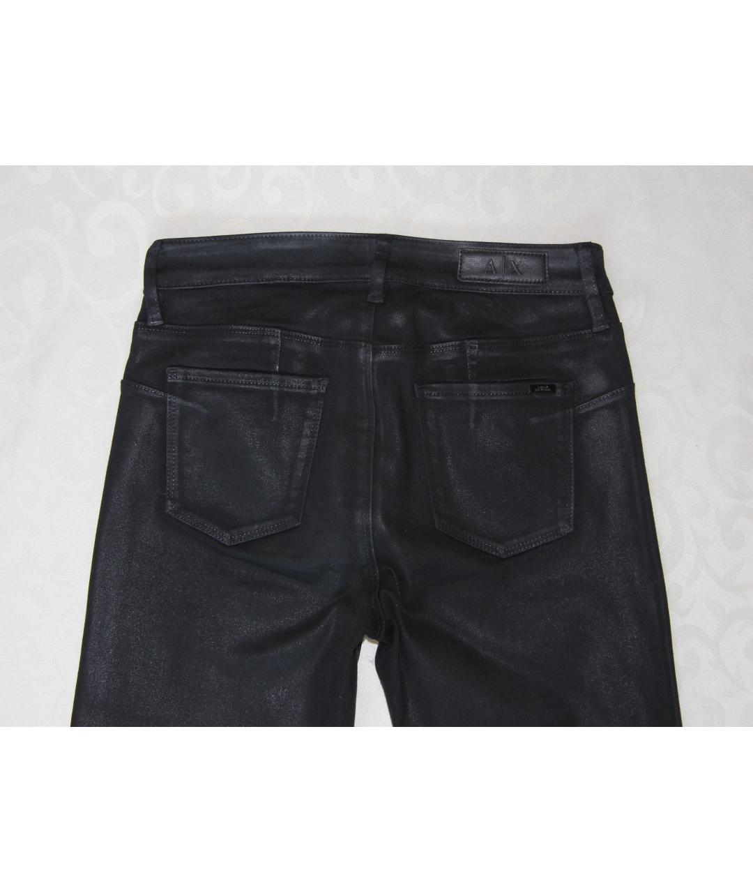 ARMANI EXCHANGE Черные хлопко-полиэстеровые джинсы слим, фото 6