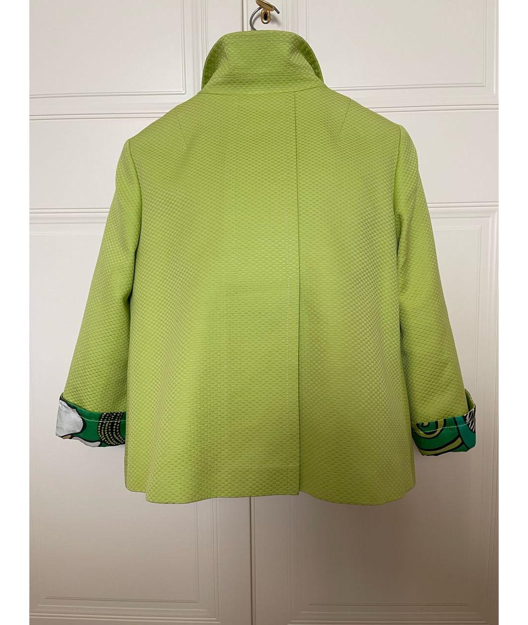 ESCADA Салатовый хлопковый жакет/пиджак, фото 2