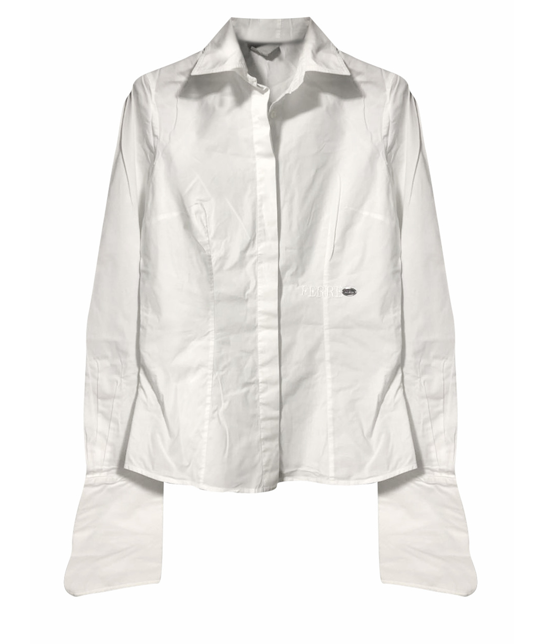 GIANFRANCO FERRE Белая хлопковая рубашка, фото 1