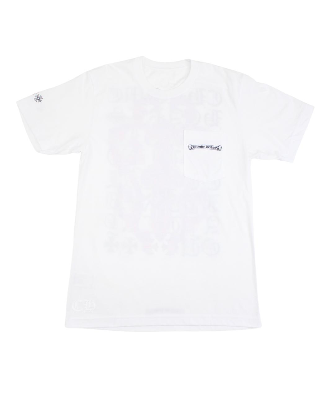 CHROME HEARTS Белая хлопковая футболка, фото 2