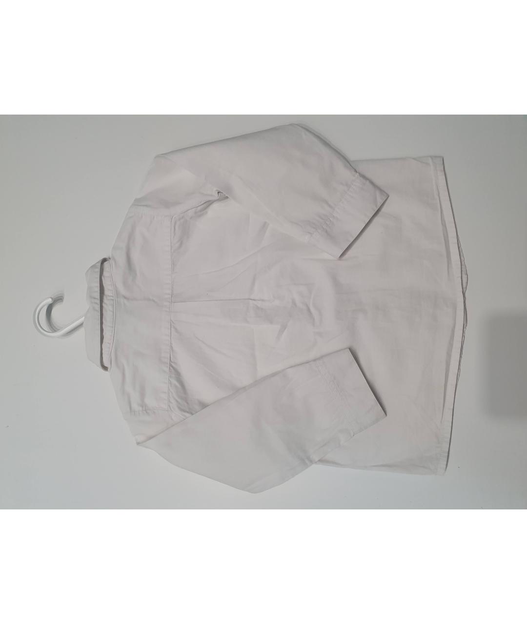 FENDI Белая хлопковая блузка для девочек, фото 7