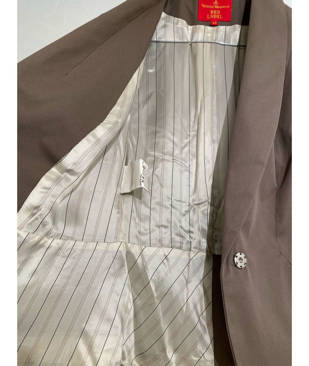 VIVIENNE WESTWOOD Коричневый хлопковый жакет/пиджак, фото 4