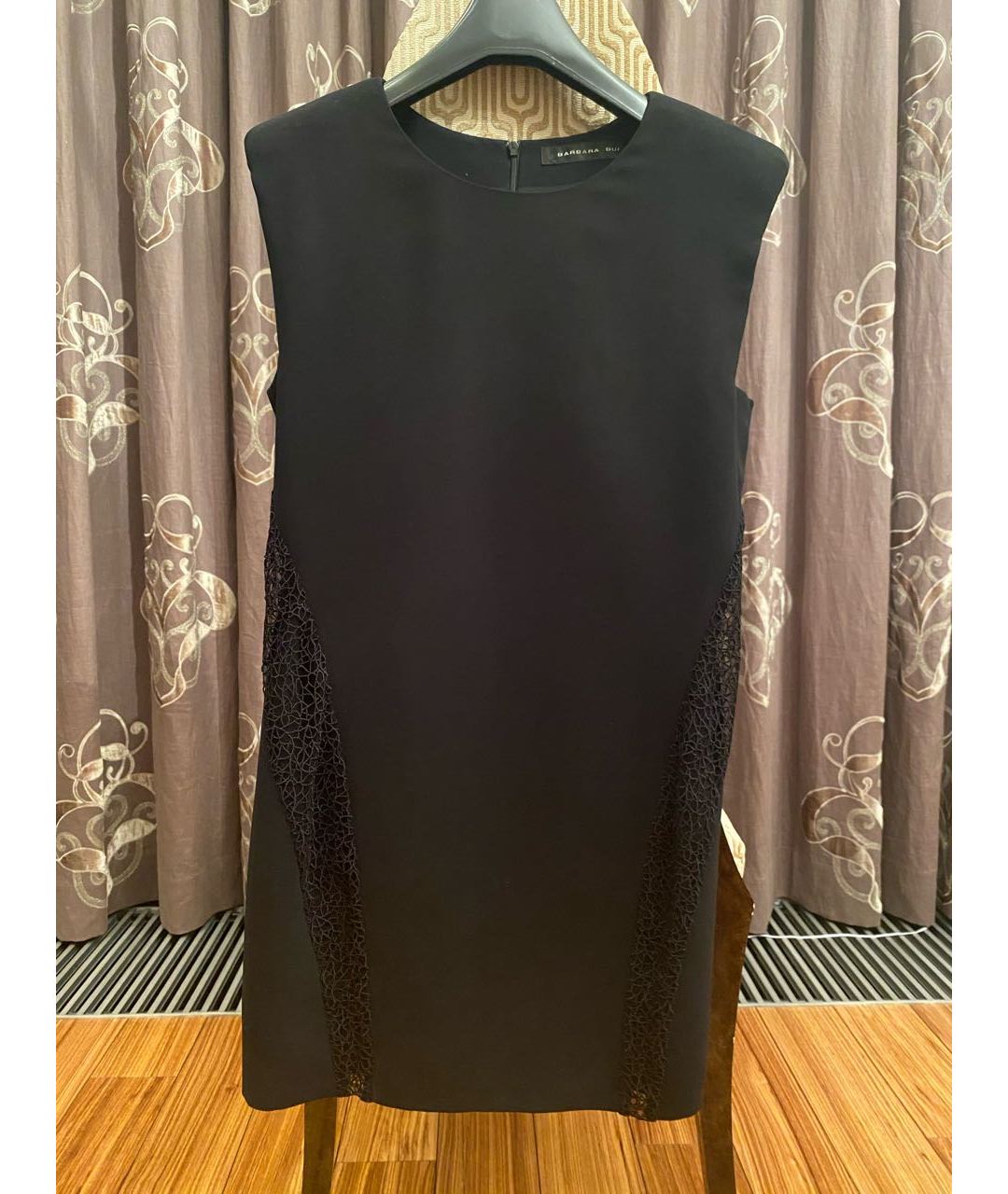 BARBARA BUI Черное полиэстеровое коктейльное платье, фото 2