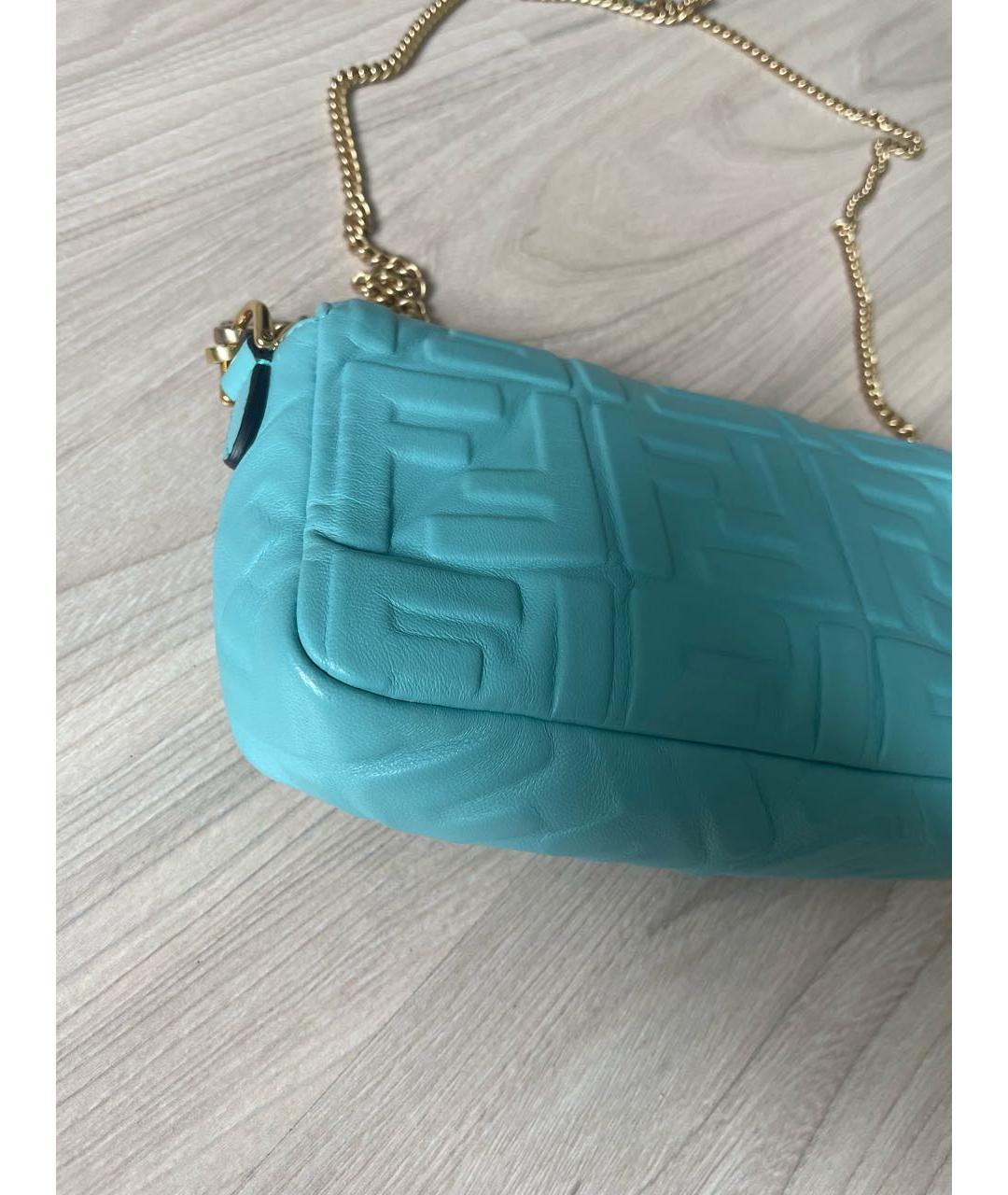 FENDI Кожаная сумка через плечо, фото 4