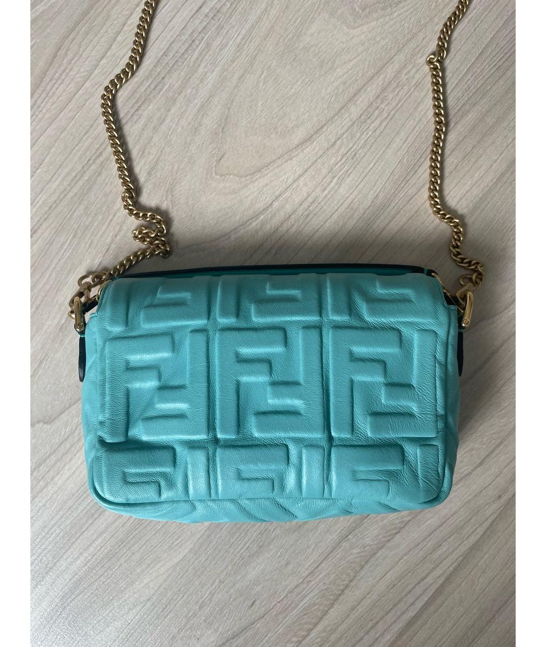 FENDI Кожаная сумка через плечо, фото 2