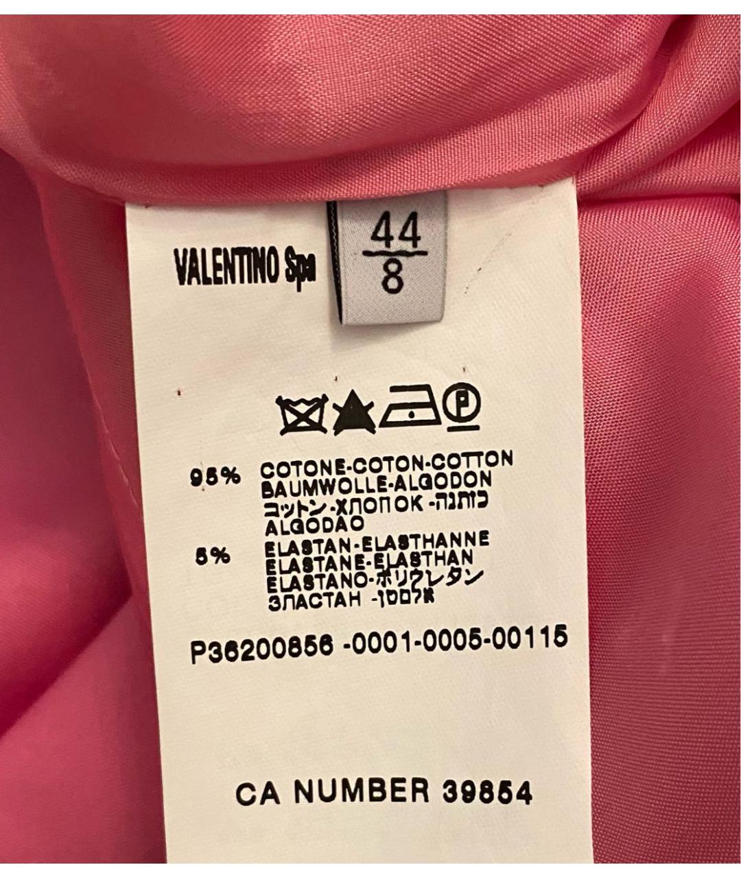 VALENTINO Розовое коктейльное платье, фото 7