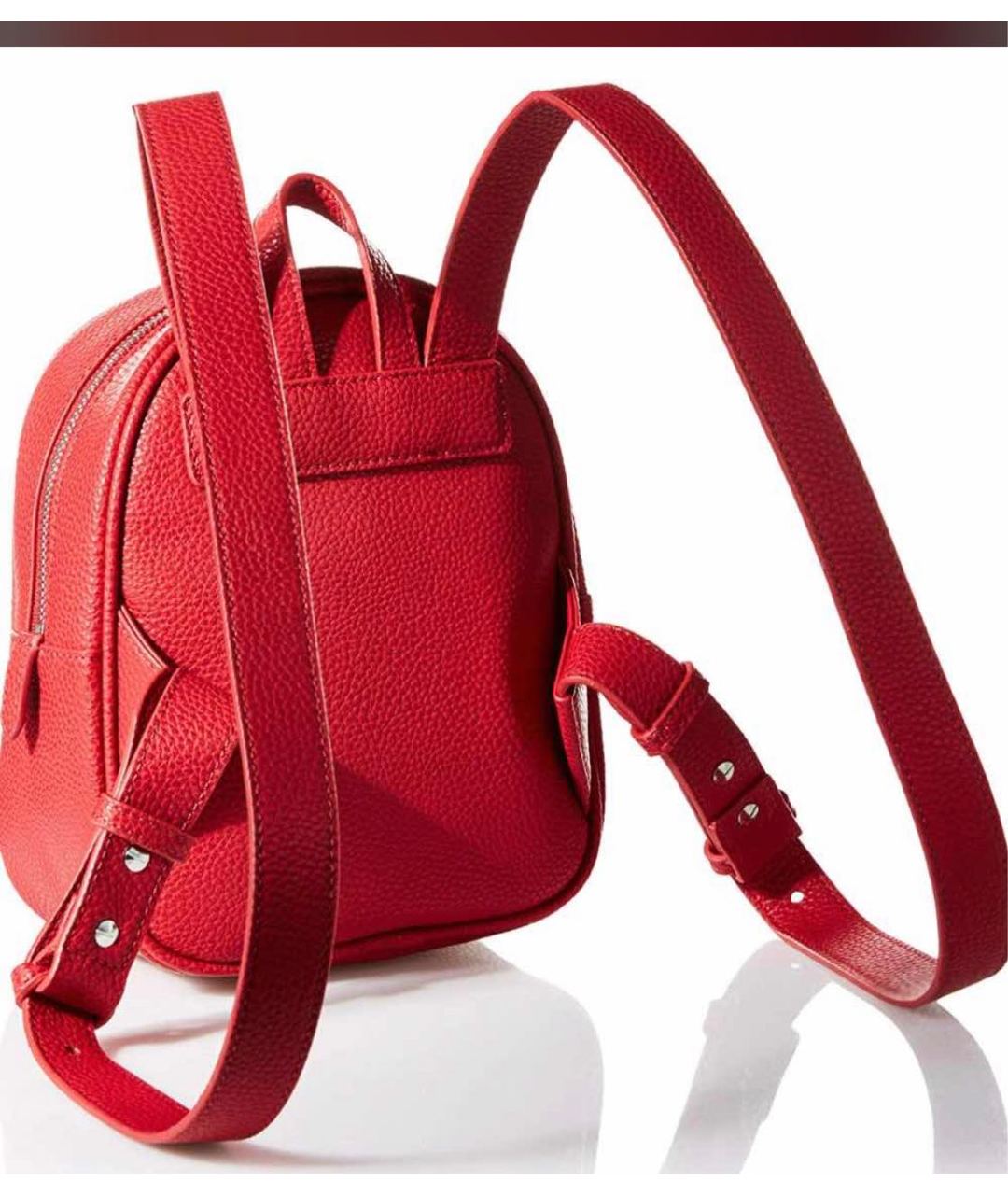ARMANI EXCHANGE Красный рюкзак из искусственной кожи, фото 2