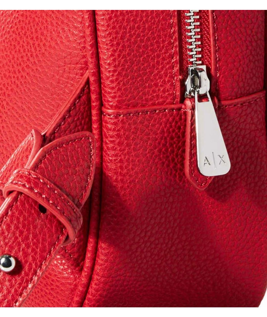 ARMANI EXCHANGE Красный рюкзак из искусственной кожи, фото 3