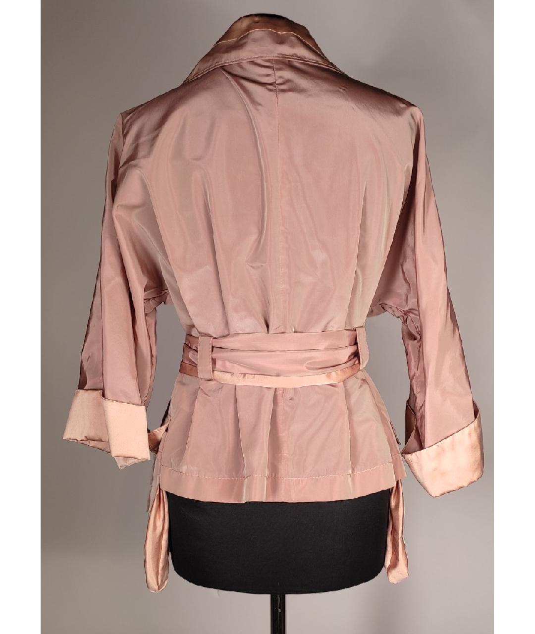 ANTONIO MARRAS Розовый ацетатный жакет/пиджак, фото 3