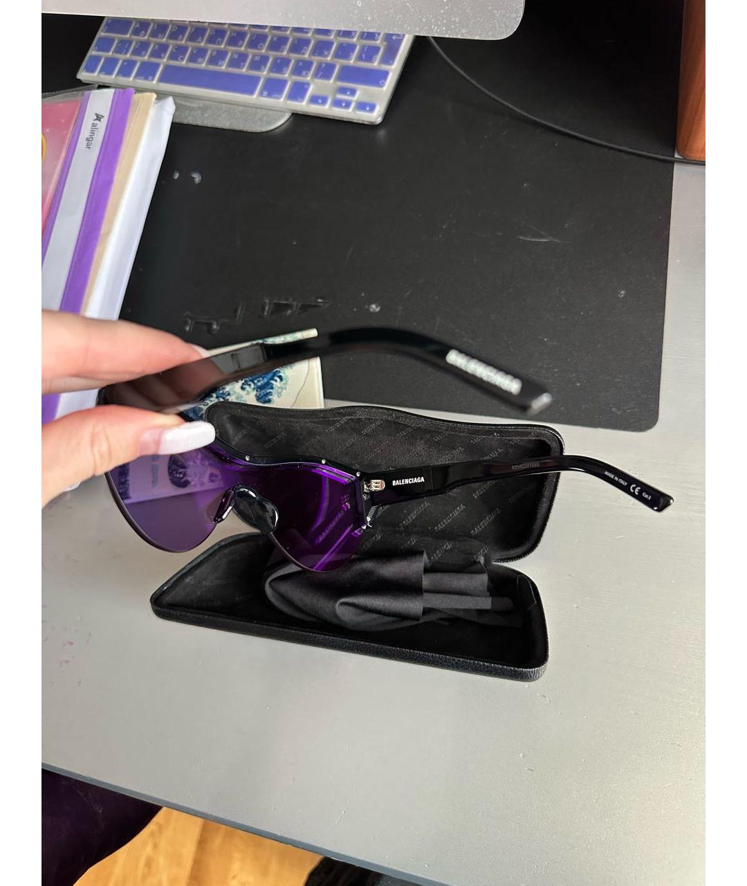 BALENCIAGA Мульти пластиковые солнцезащитные очки, фото 4